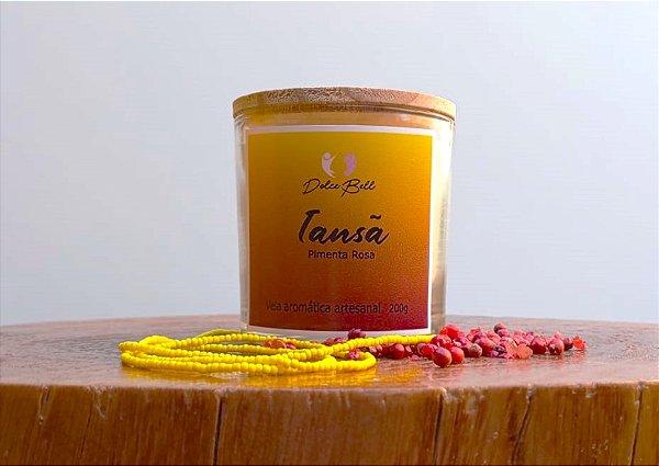 Vela Iansã - Pimenta Rosa 200g