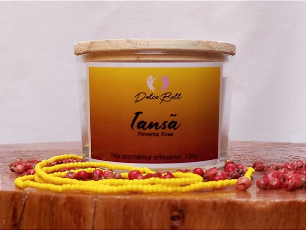 DUPLICADO - Vela Iansã - Pimenta Rosa 200g