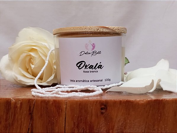 Vela Oxalá - Rosa Branca 100g