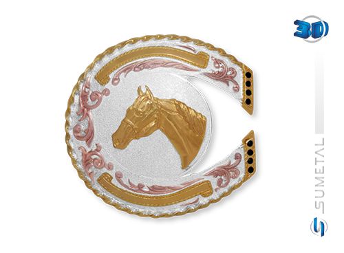 Fivela Cabeca De Cavalo Sumetal 7548f Vitrine Do Cowboy A Loja Country Ao Seu Estilo