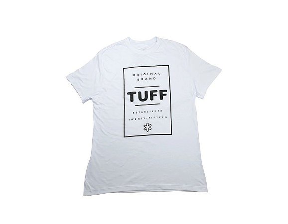 Camiseta Tuff Masculina Branca Silk Tuff TS3371