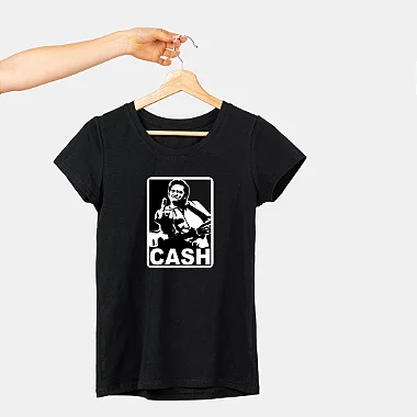 Camiseta Johnny Cash Bolado