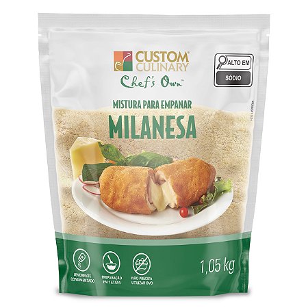 Empanamento | Milanesa - Mistura para empanar Custom Culinary® Chef's Own™. |  1,05 kg