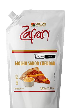 Molho Zafrán Cheddar 1,05 Kg