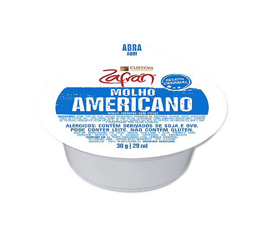 Molho Americano Zafrán Blister 30g - Caixa com 96 unidades