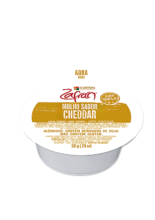 Molho Cheddar Zafrán Blister 30g - Caixa com 96 unidades