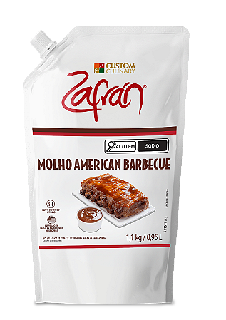 Molho American Barbecue Zafrán 1,1 kg