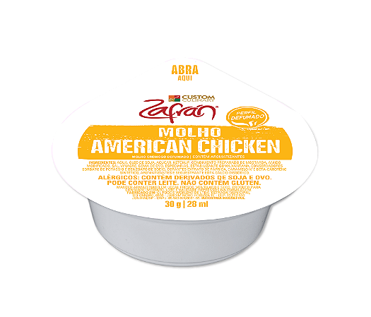 Molho American Chicken Zafrán Blister 30g - Caixa com 96 unidades