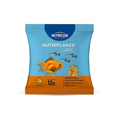 Ração Nutricon Nutriflakes para Peixes 12g