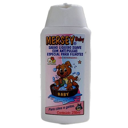 Shampoo Mersey Filhote para Cães e Gatos 250ml