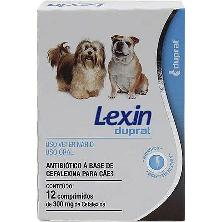 Antibiótico Lexin 300 mg - 12 Comprimidos