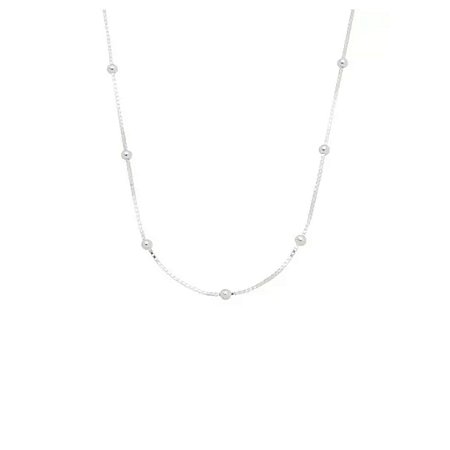 Colar básico com bolinhas