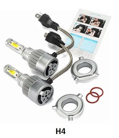 Kit Super Led 6000k H1 H3 H4 H7 H8 H11 Hb3