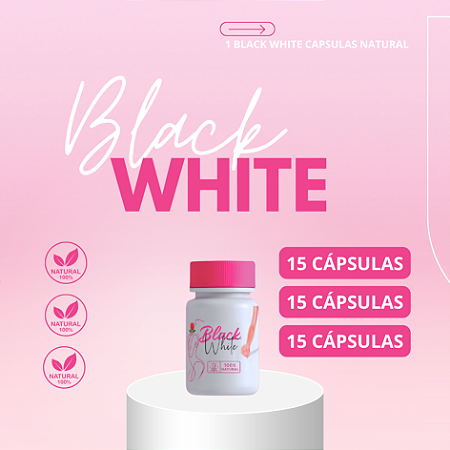 Black White 15 Capsulas