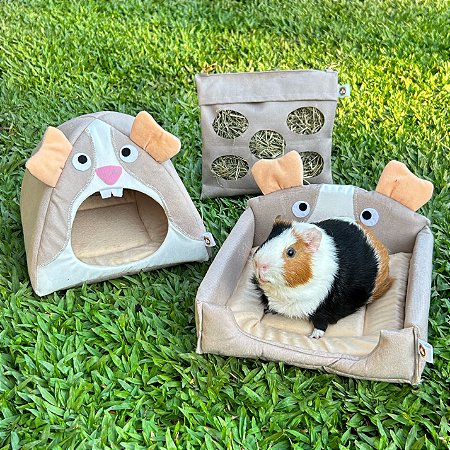 Kit de Pig Bege • (3 peças)