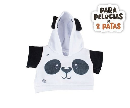 cute panda moletom com capuzs