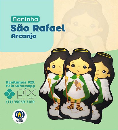 ALMOFADA BONECO SAO RAFAEL