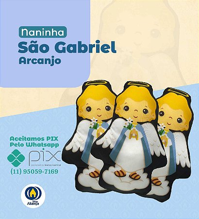 ALMOFADA BONECO SAO GABRIEL