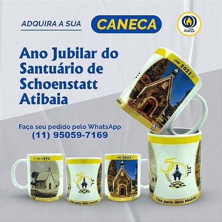 CANECA BRANCA ANO JUBILAR