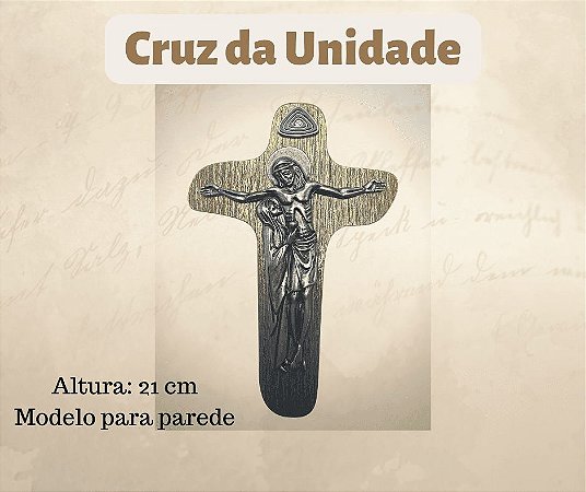 CRUZ  DA UNIDADE METAL - OV 21cm
