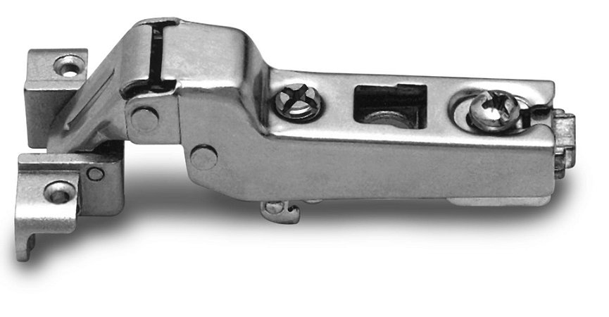Dobradiça Slide-On MS41 Curva para Alumínio 105°
