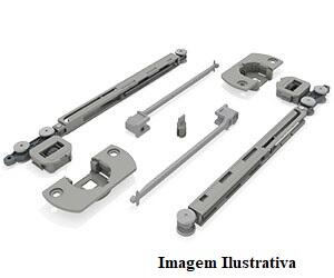 Sistema de Porta de Correr Multi Top com Amortecedor para 3 Portas 12 a 20Kg