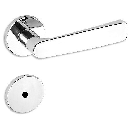 Fechadura DH88 Inox 304 - Roseta 528  - Banheito - 21851