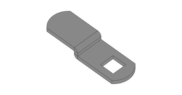 Lingueta 705 Fechaduras Universal para Móveis  - HAGA - 5907B
