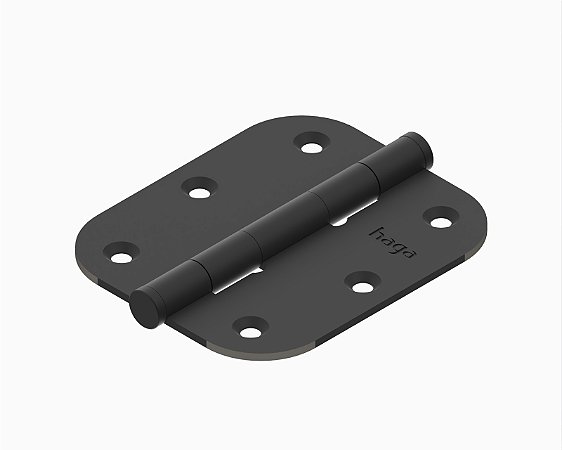 Kit 3 Dobradiças Haga 3x2½ Pino Chato Sem Anel - 2553