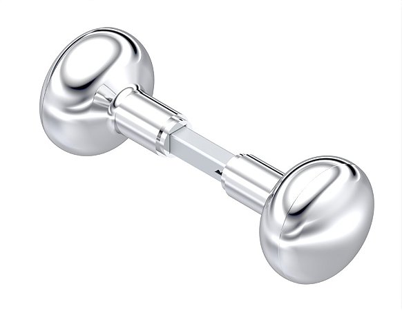 Jogo de Maçaneta HAGA- Bologna - M35 - Cr - 0520