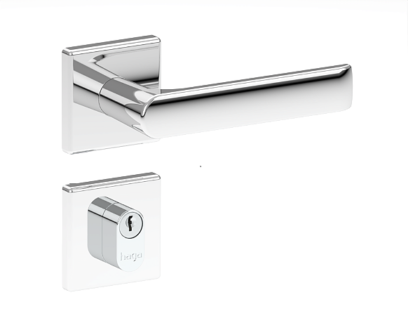 Fechadura HAGA - Lund - Roseta 520 - Externa - 22427B