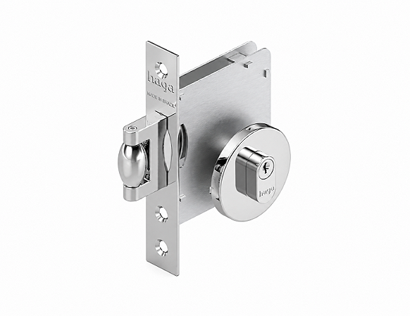 Fech. HAGA - Trava Rolete Porta de Bater - Externa - 21638