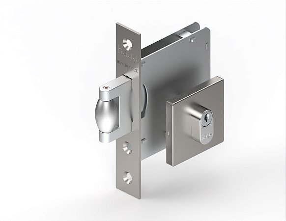 Fech. HAGA - Trava Rolete Porta de Bater - Externa - 27806