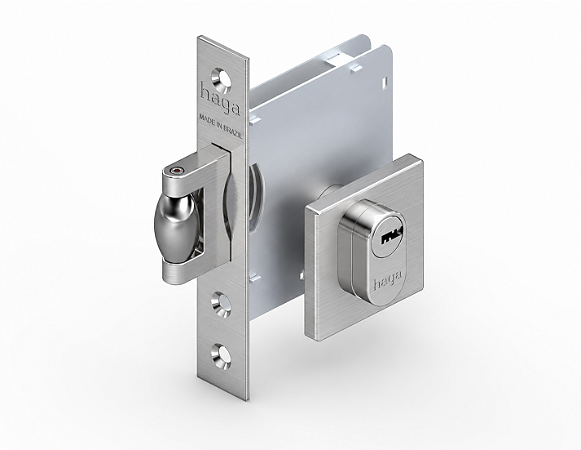 Fech. HAGA - Trava Rolete porta de Bater - Externa - 27809