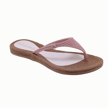 Chinelo de Dedo Feminino Terra & Água Havaí Rosa