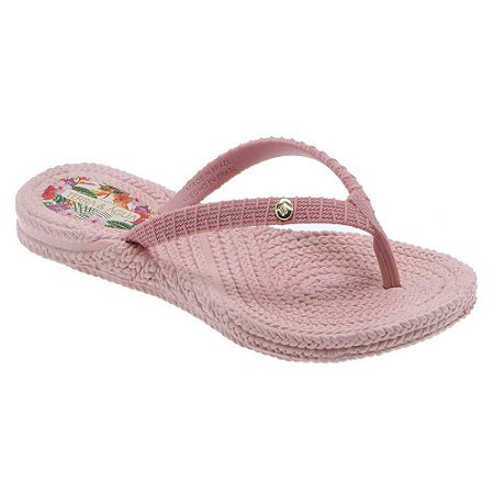 Chinelo Trançado Terra & Água Rosa