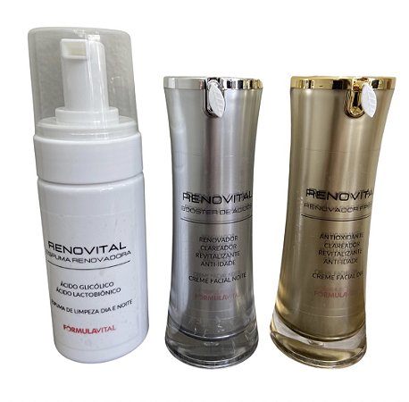 MANCHAS | KIT RENOVITAL COM 3 PRODUTOS