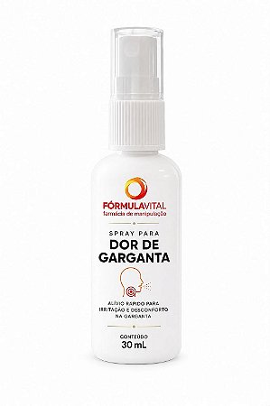 SPRAY PARA DOR DE GARGANTA | FÓRMULA VITAL