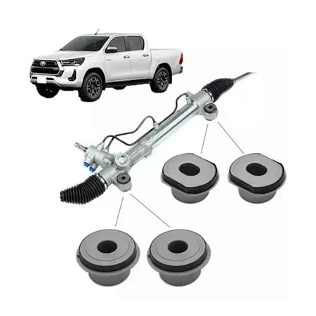 Kit Buchas Da Caixa Direção Hilux Picape / Sw4 2005 A 2015