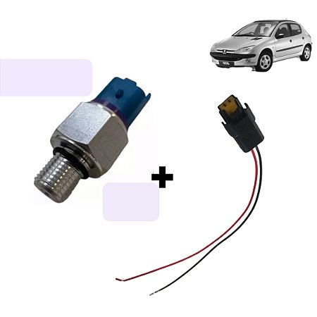 Sensor Pressão Direção Hidráulica + Conector Peugeot 206 / 207 Citroen CC3