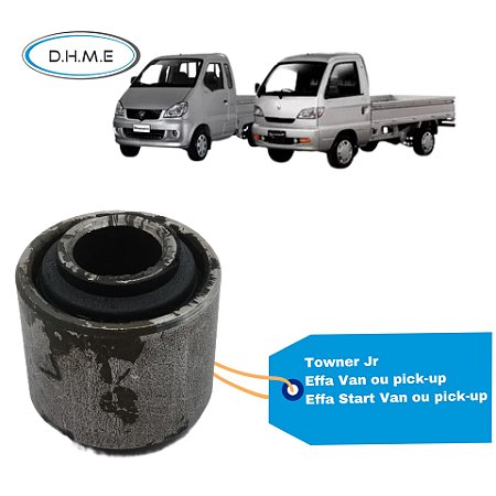 Bucha Braço Auxiliar Caixa Direção Effa Hafei Towner Jr