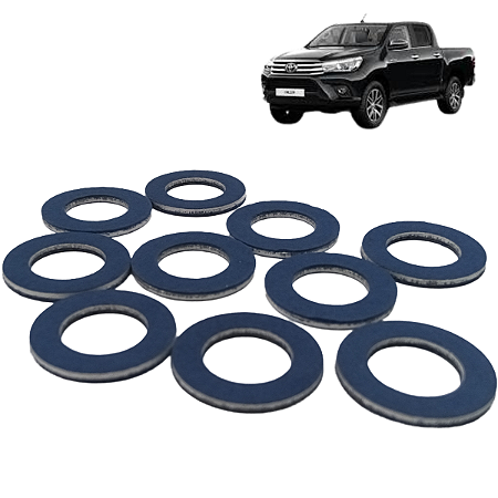 Arruela Anéis Vedação Bujão Carter Toyota Hilux 2008 A 2019