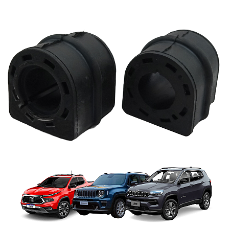 Par Bucha Barra Estabilizadora Dianteira Fiat Toro / Jeep Renegade Compass 23mm