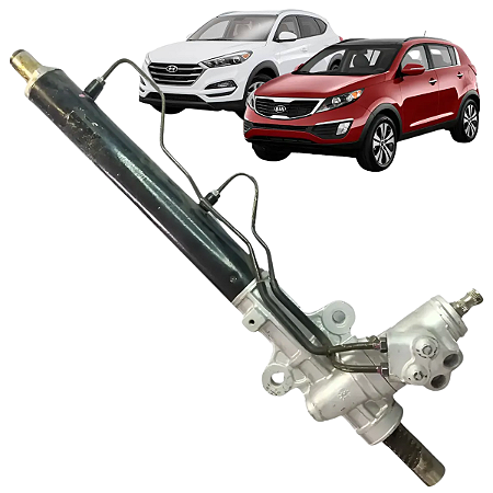 Caixa Direção Hidráulica Hyundai TUCSON 2.0 16V 4 Cilindros 2005 2006 2007 2008 2009 2010 2011 2012 2013 2014 2015 2016 2017 2018 / Kia SPORTAGE 2.0 16V 2004 a 2010.