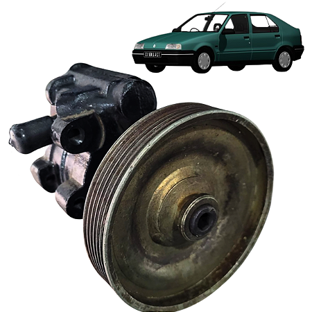 Bomba Direção Hidráulica Renault 19 1993 A 1998 Cano Reto