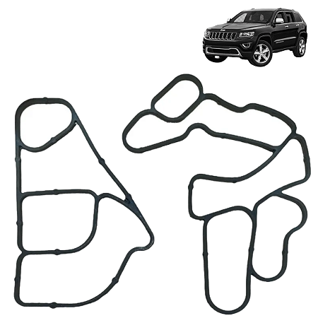 Junta Trocador De Calor Radiador Óleo Jeep Cherokee 3.0 V6 Diesel 2011 2012 2013 2014 2015 2016 2017 2018 2019 68148342AA