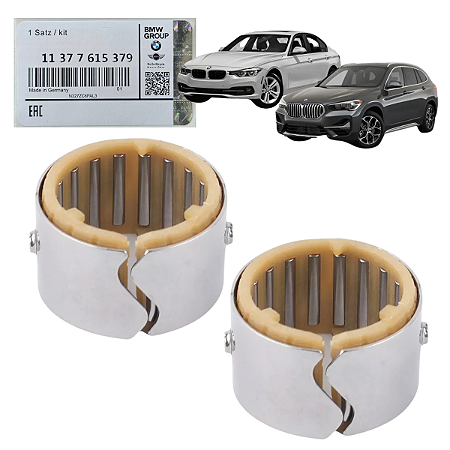 2x Rolamento Comando Valvitronic N55 Bmw Serie 1 / 2 / 3 / 4 / 5 M135i 320i X1 Z4 X5 X6 11377615379