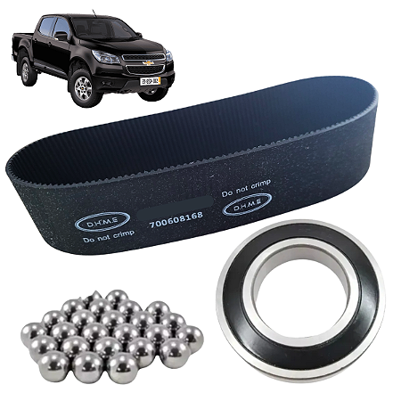 Kit Rolamento e Correia e Esferas Caixa Direção Elétrica Chevrolet S10 2017 a 2021 62102RSC3 / 261553067