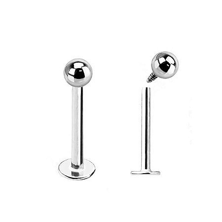 Labret básico em Titânio - Tamanho 1.2/8/3mm