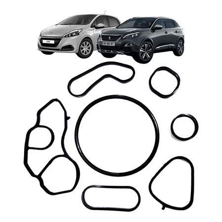 Kit Aneis Vedação Trocador Calor Thp Peugeot 3008 308 408 Sw 1.6 16v Thp 2007 57931k